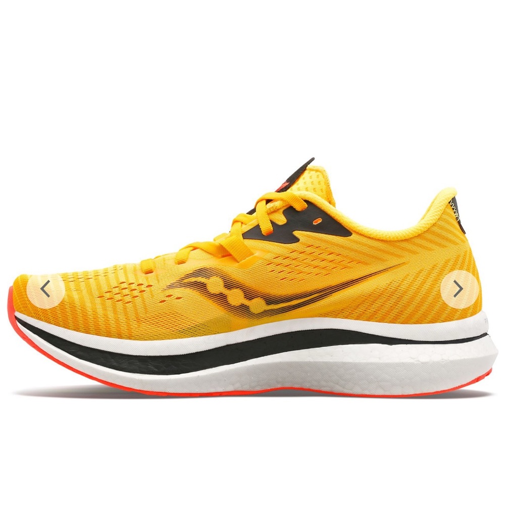 SAUCONI MEN'S ENDORPHIN PRO 2, size 12.5, color VZIGOLD I VISIRED